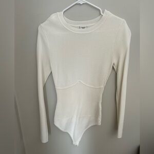 Abercrombie and Fitch ivory knit bodysuit